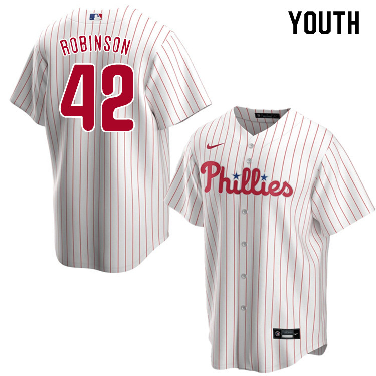 Nike Youth #42 Jackie Robinson Philadelphia Phillies Baseball Jerseys Sale-White